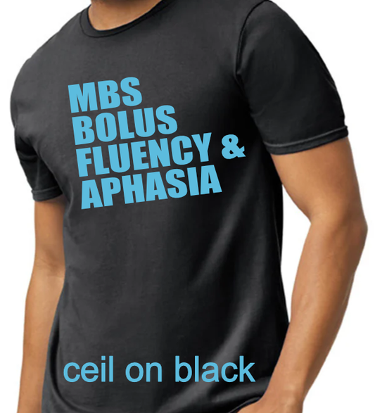 Speech Therapy terms shirt