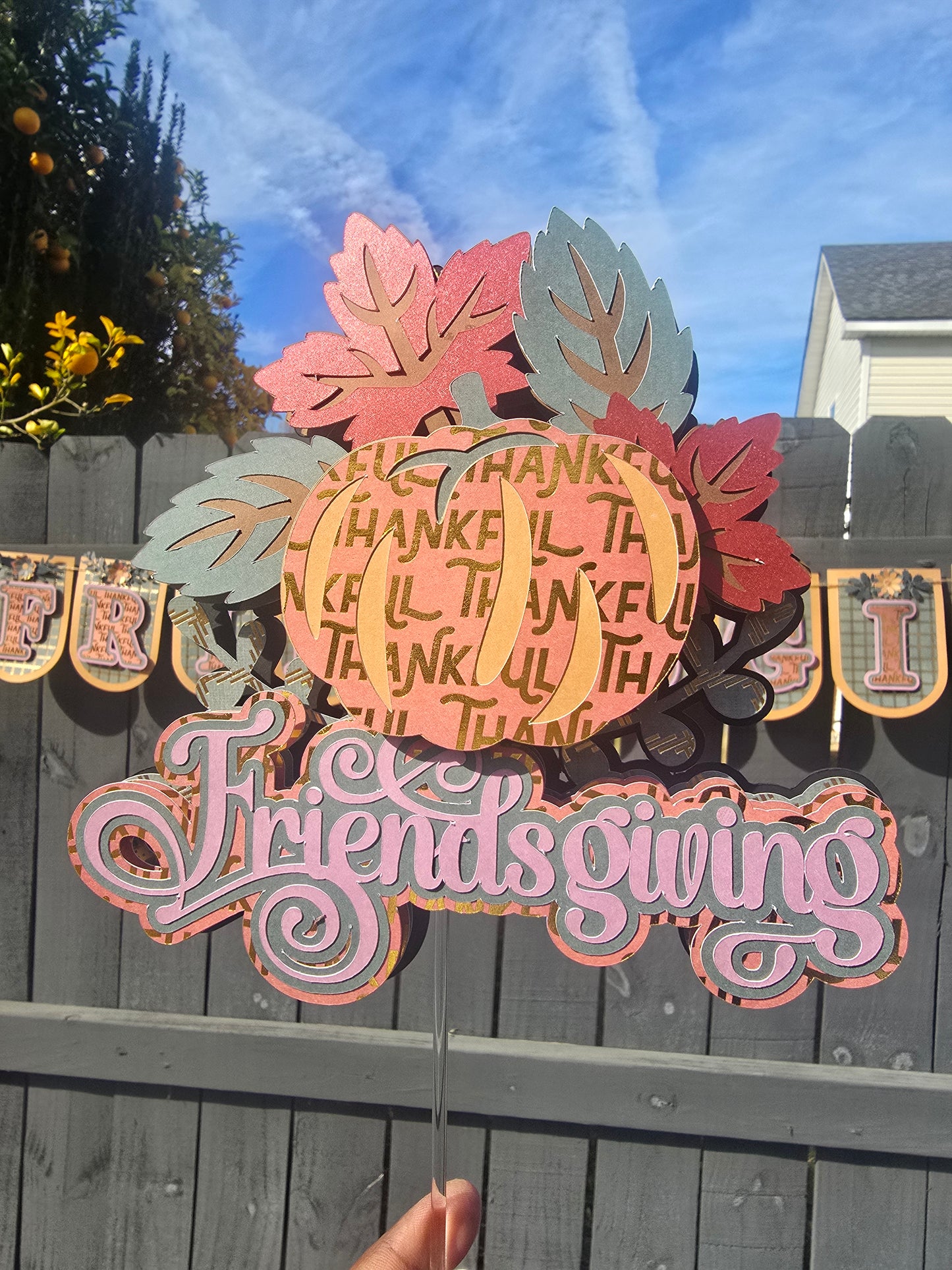 Friendsgiving Bundle: Banner and Cake topper